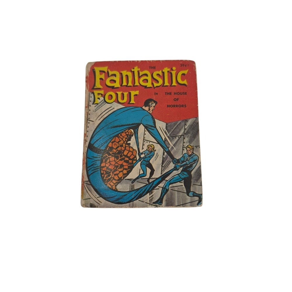 Vintage 1969 Fantastic Four In House Of Horrors Big Little Book 19 Whitman...
